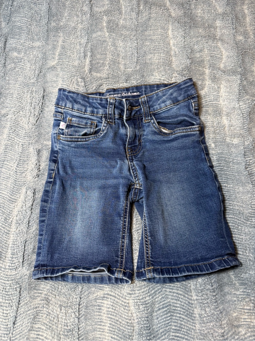 Tommy Bahama Kids Blue Denim Bermuda Shorts